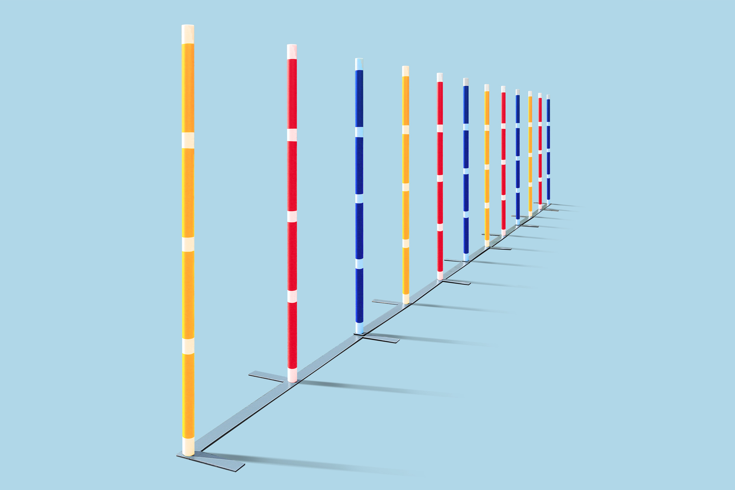 Слалом на основании